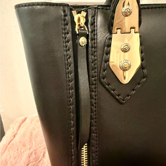 Henri Bendel A-List Black Leather Mini Satchel (NWT) - Picture 4 of 9